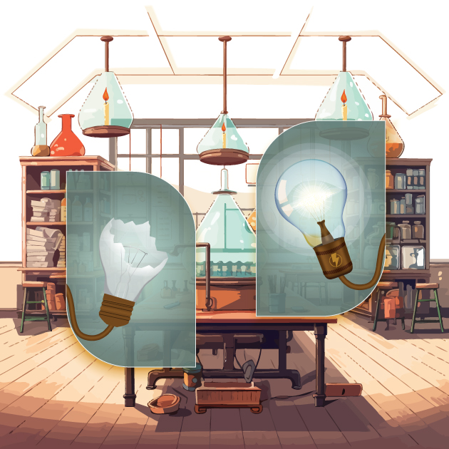 Final Illustration for Page 7 of A Bright Ass Idea!